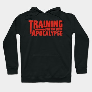 raining for the next apocalypse red Hoodie